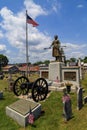 The gravesite and monument of Molly Pitcher